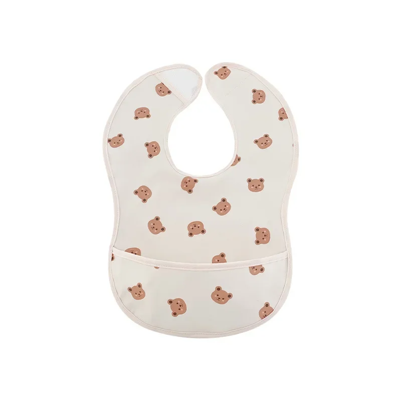 Waterproof Baby Bibs for Eating Baby Food PU Coated Children's Aprons Anti-Mess Feeding Smocks Made in China Suitable for Babies