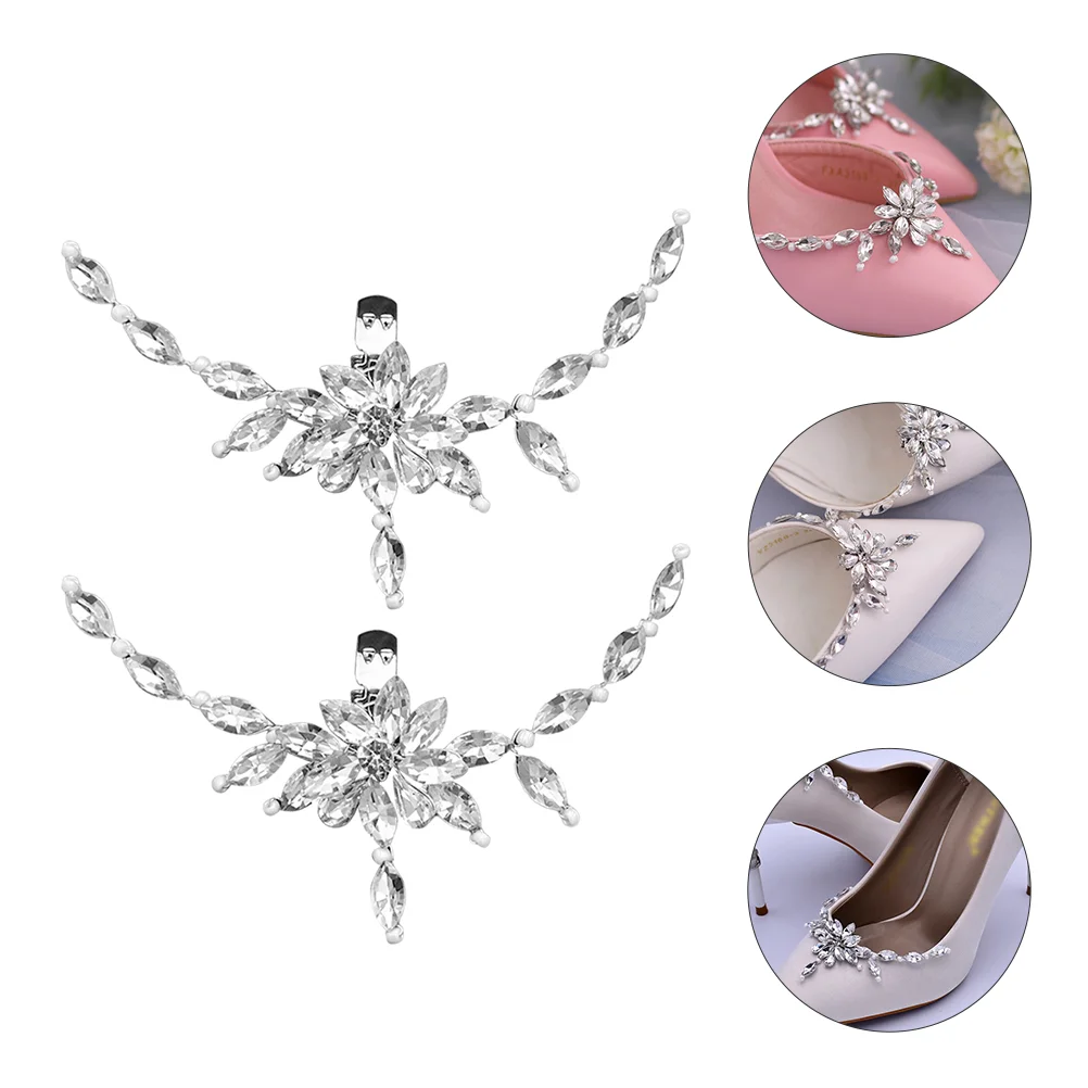 Bridal Decorations Removable Shoe Ornament Wedding Shoes Clips Bridal
