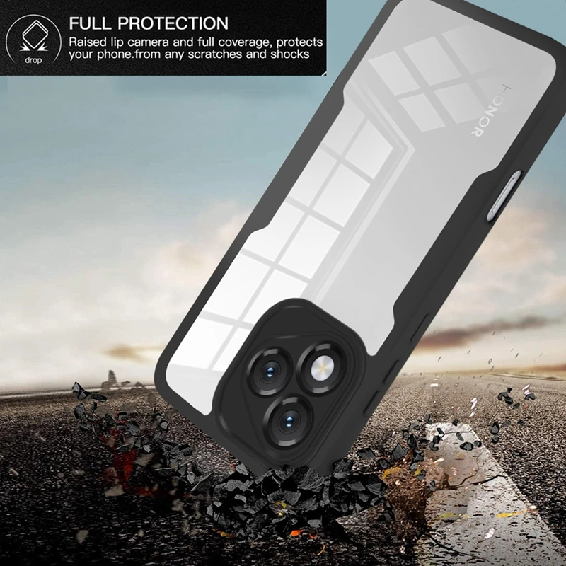 360° Full Body Transparent Shockproof Phone Case Cover