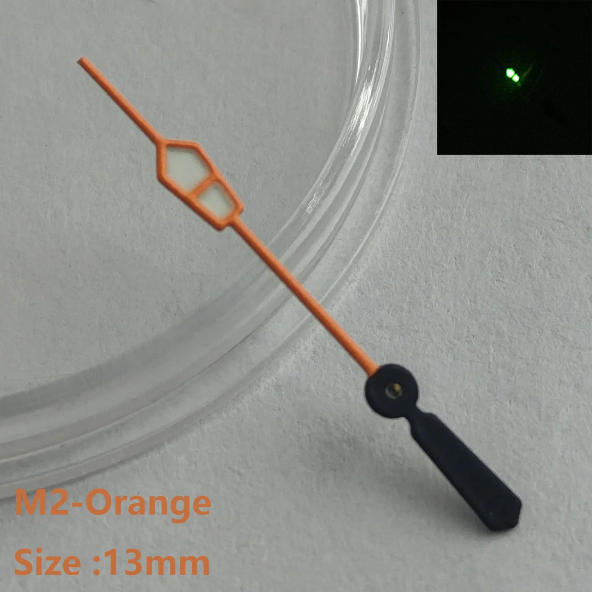 13mm watch hands nh35 nh36 hands Green luminous pointe watch accessories replacement parts second hand Movement pointer
