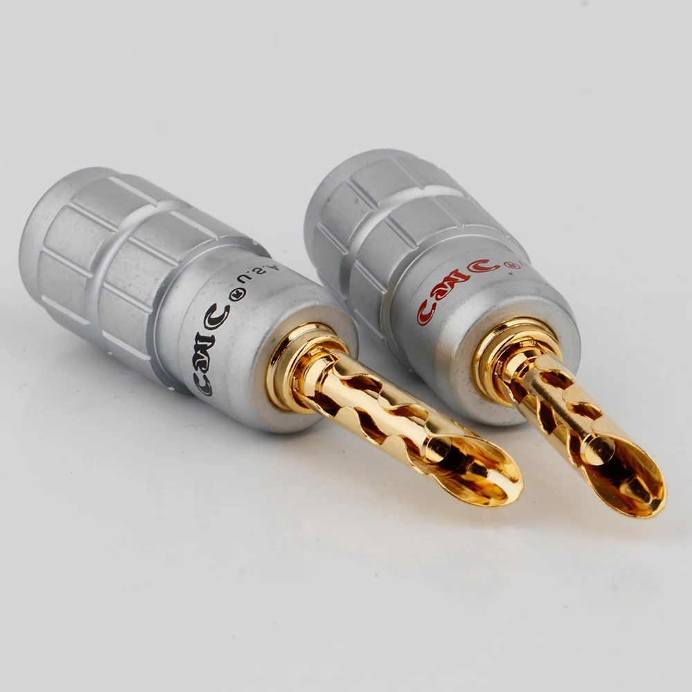 郵送買取 新品5台以上送料無料キャンペーン中！！  CMC Copper Plug Banana BFA Connectors Speaker Banana Plated 配線・接続部品