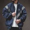 Maden ARMY Reflective Hooded Contrasting Color Bomber Jacket Sports Quick-drying Jacket Loose IPFU Training Suit for Men's Daily 4