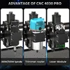 MYSWEETY CNC Router Machine, 4030 PRO Wood Router 500W Spindle for Metal Carving Acrylic PVC PCB Plastic Wood, GRBL Control 3