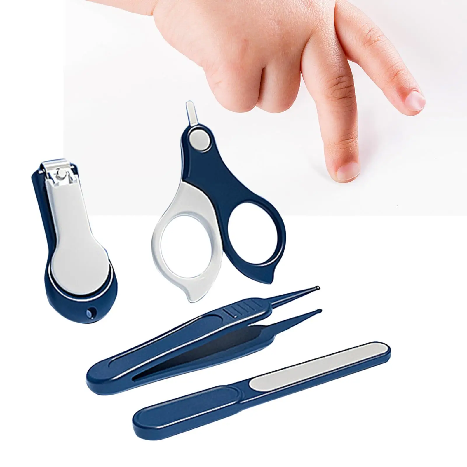 Nail Scissors green blue