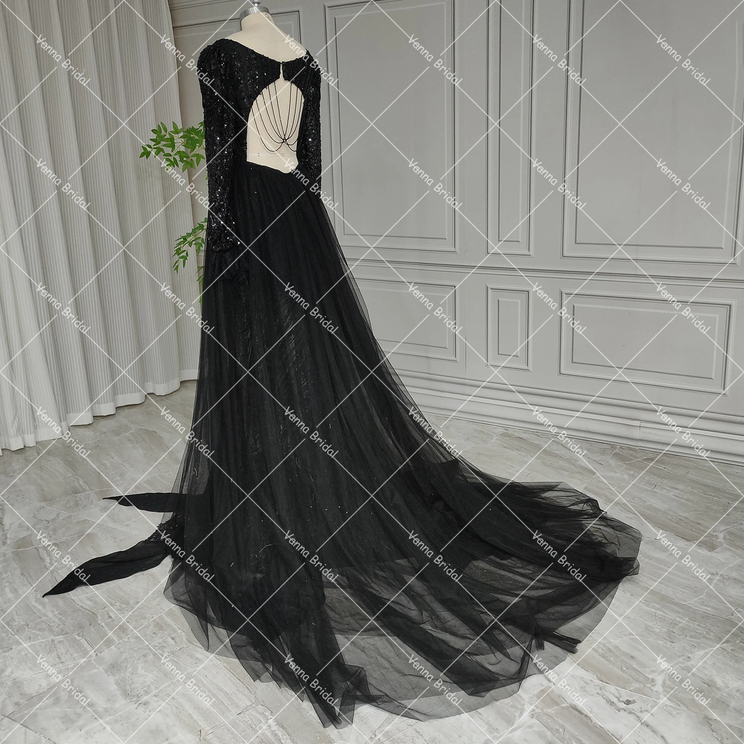 white christmas dresses Unique Black White Lace Mermaid Lace Wedding Dress main image 0