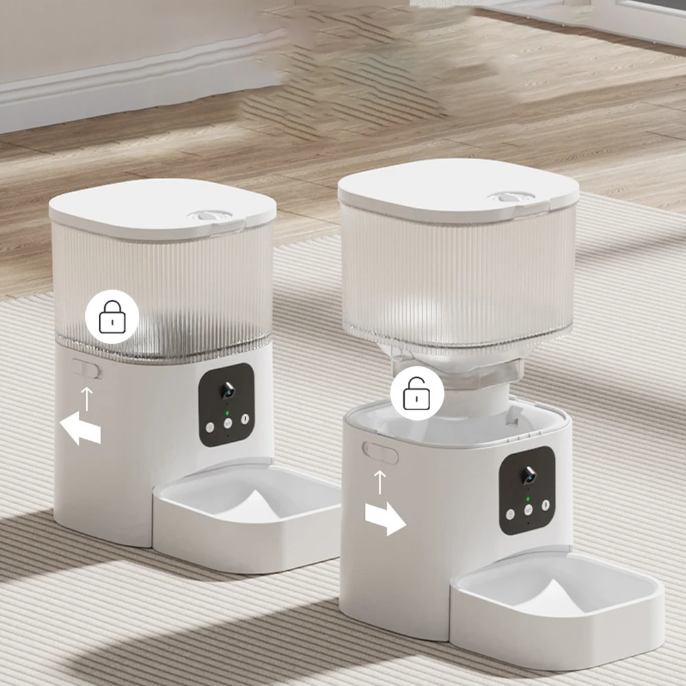 Title 3, Automatic Pet Feeder Cat Smart Feeding Machine ...
