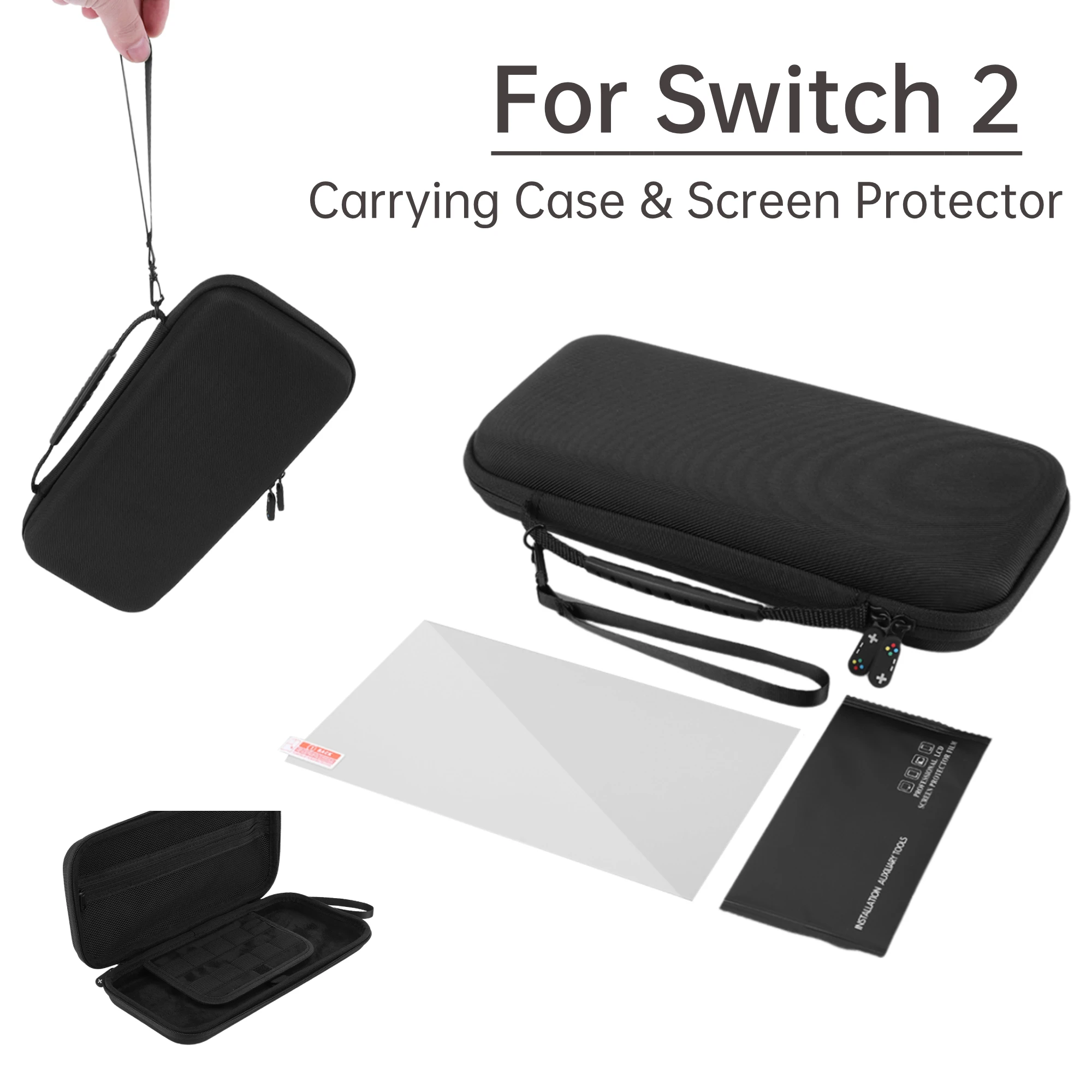 For Switch 2 Carry Case Portable Storage Box Hard Shell Game Console Carrying Bag for Nintendo Switch 2 Consoles & Accessories