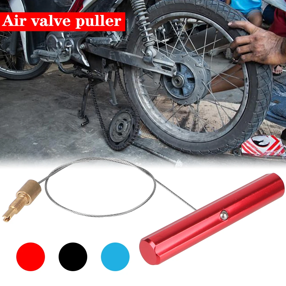 Tire Valve Stem Puller Motorcycle Accessories Motorcycle Valve Rod Tube Tyre Changing Air Puller Tire Repair Tool
