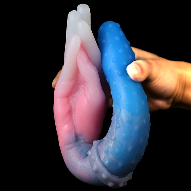Double plug anal et dildo avec stimulation clitoridienne_voghion.com