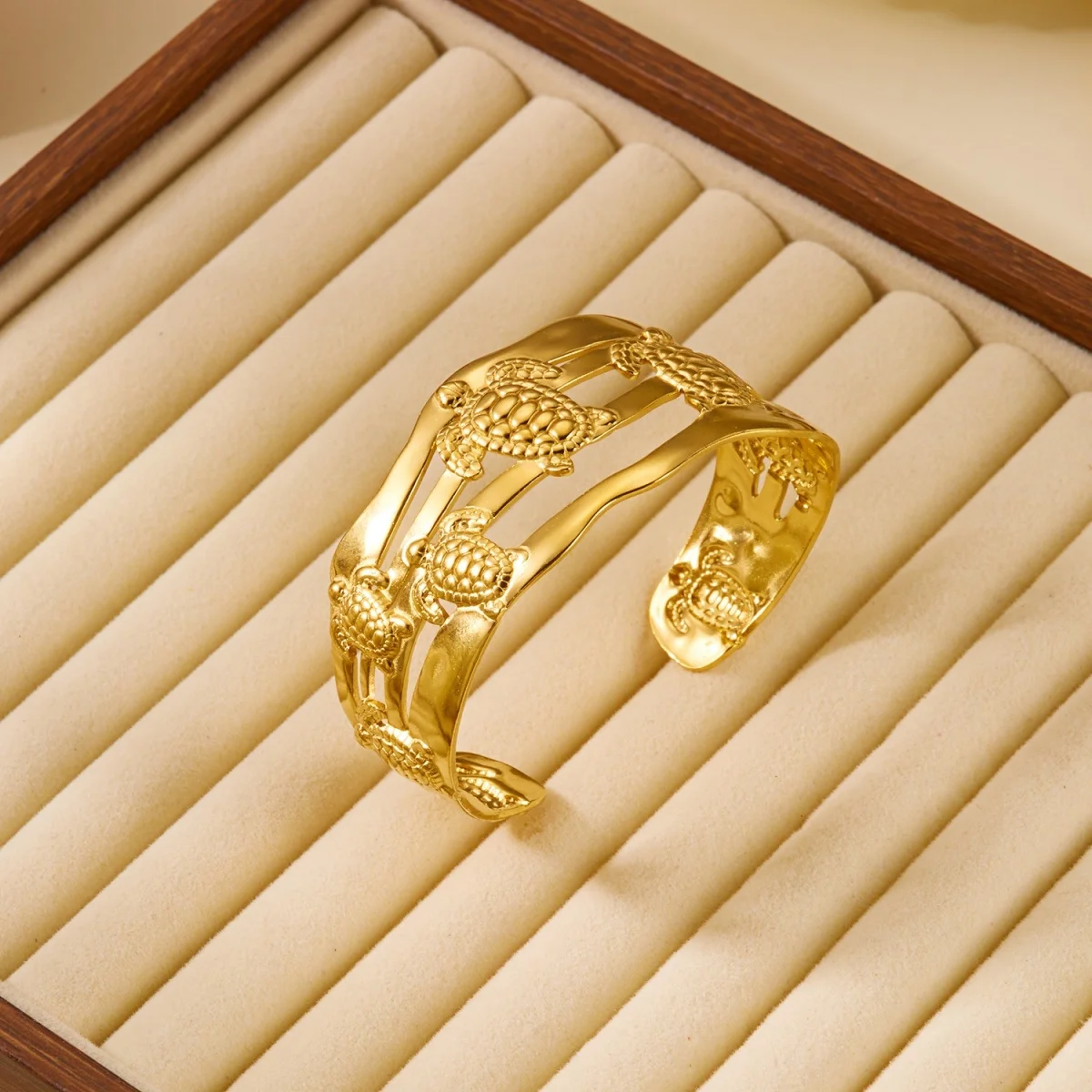 Edelstahl Spiral-Muschel-Armreifen für Damen und Herren, Punk-Sommer-Schmuck mit Krabben-, Fisch-, Seestern-, Schildkröten- und Hummer-Motiven, Strand-Schmuck – Detail 36
