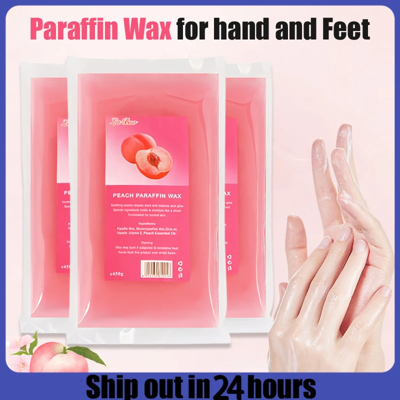 200g-450g Hand Mask Peel Off Hand Wax Hands Care Paraffin Moisturizing Hydrating Nourishing Exfoliating Bath Film