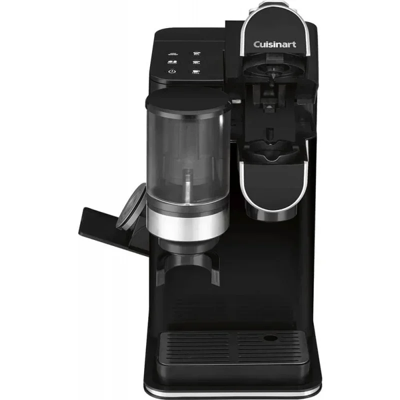 QWCuisinart Single Serve Coffee Maker   Coffee Grinder,48-Ounce Removable Reservoir,Black,DGB-2 4