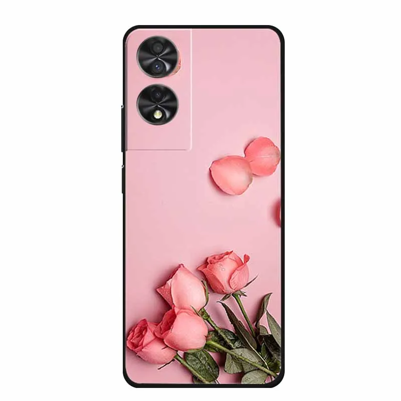 Sleek Black Silicone Shockproof Phone Case - TCL 40 NxtPaper