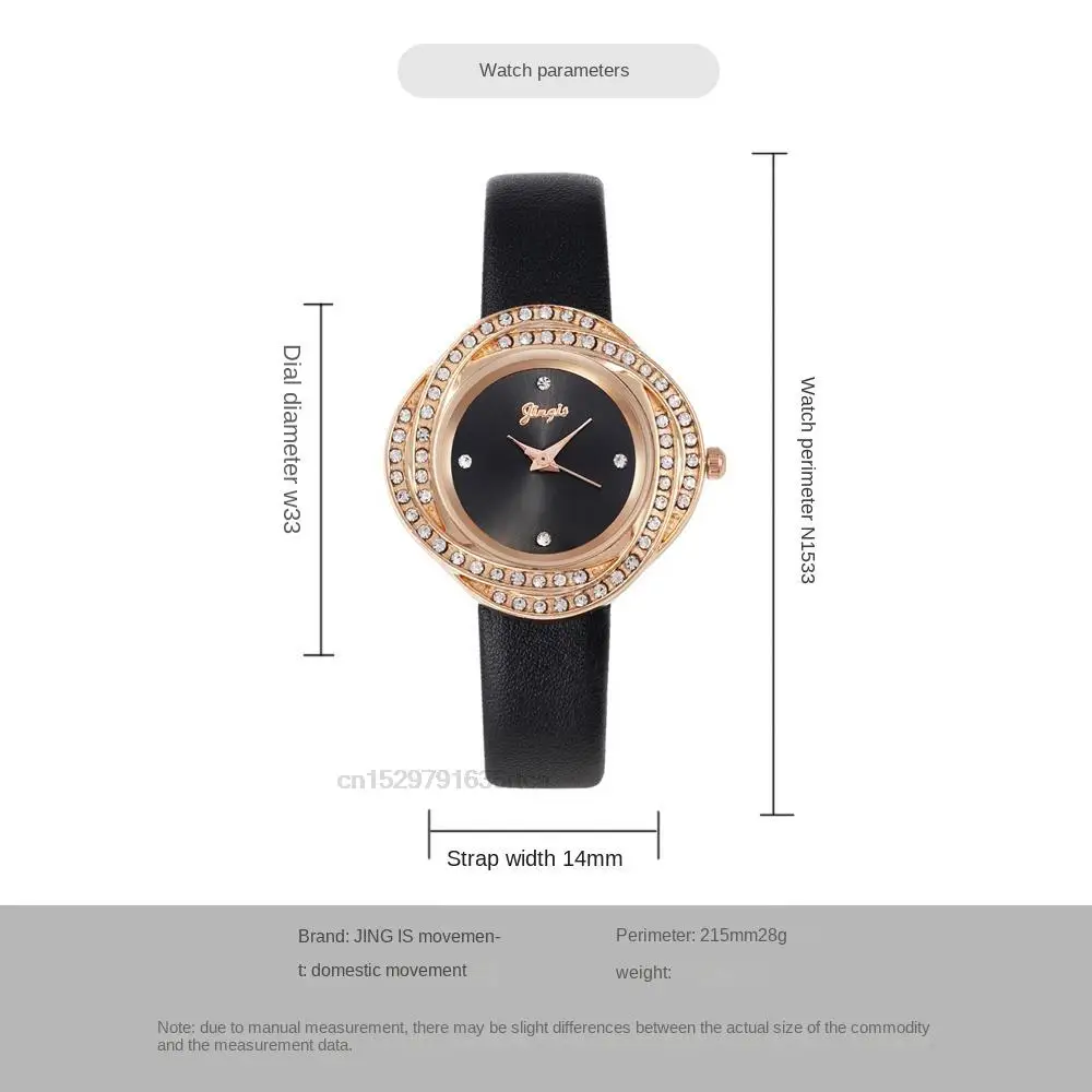 Luxury Fashion Irregular Rhinestone Watches