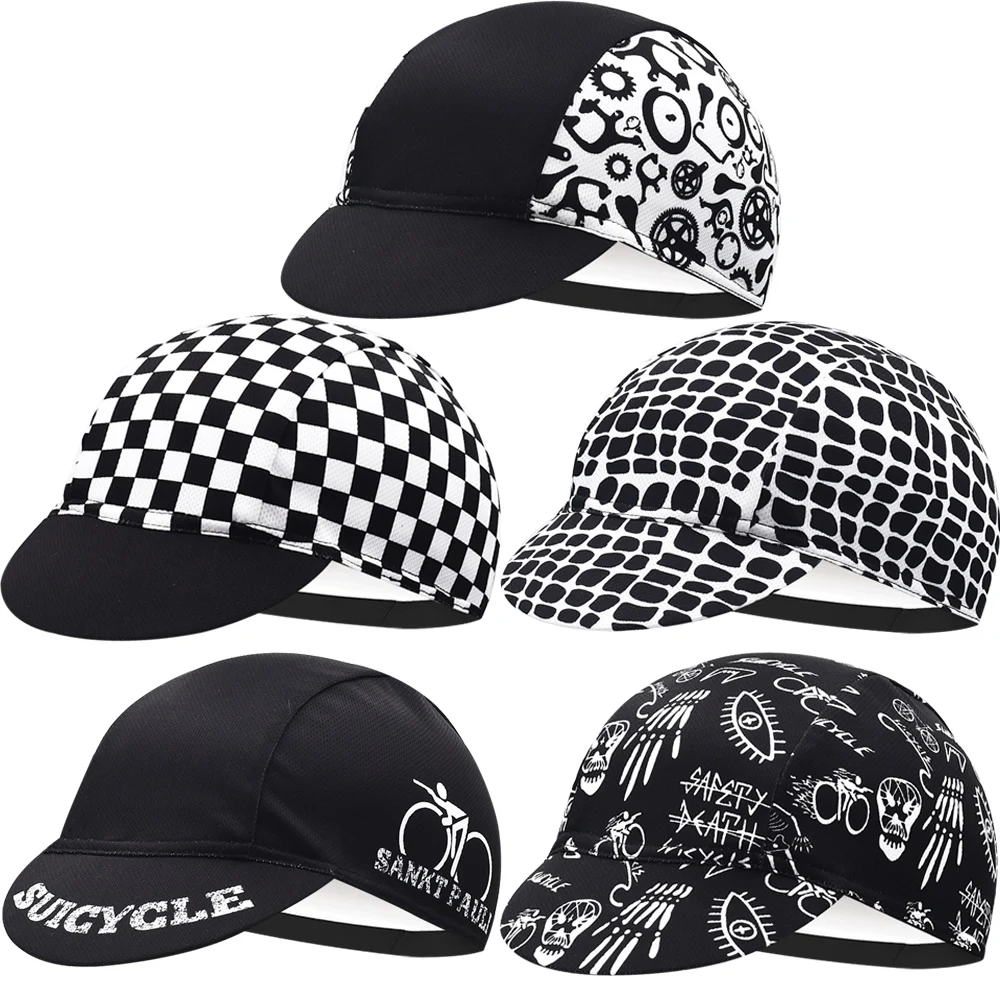 5 Types Black Skull Hot God Speed Go West New CLassical Cycling Cap Breathable Unisex Gorra Ciclismo JIASHUO 2