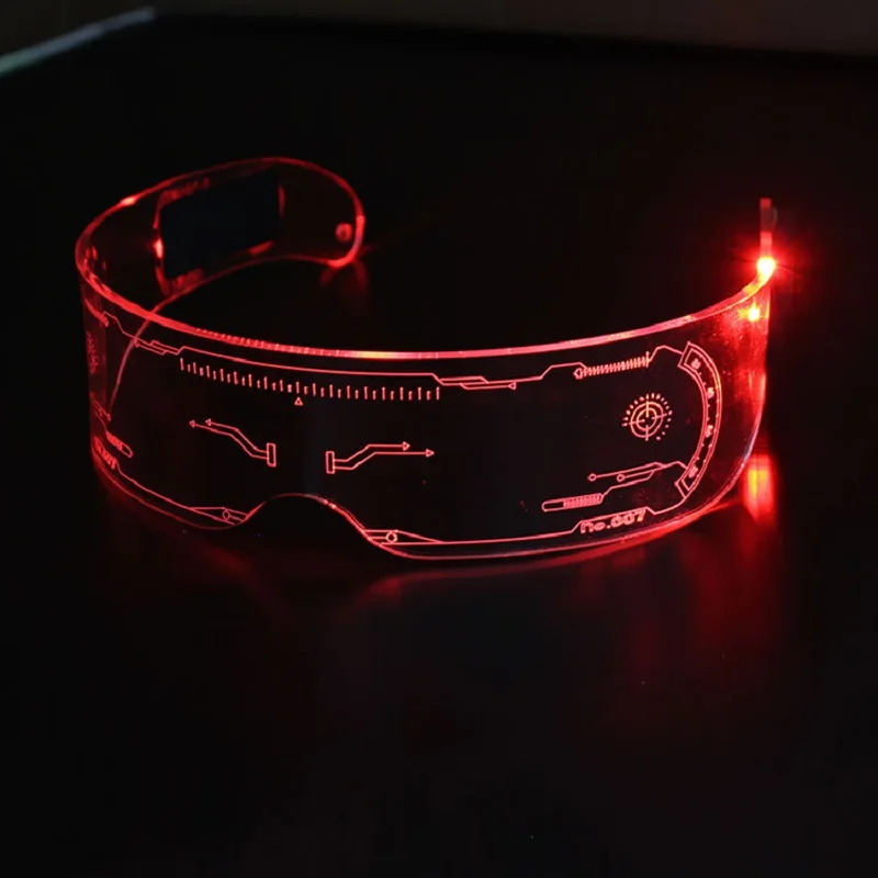 Fast Colorful LED Glasses Festival Valentine's Day Party Decoration Neon Glass Glowing Glasses Christmas Gift