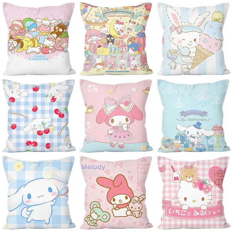 

Подушка для сна Sanrio, многофункциональная декоративная, 45 х45 см, с рисунком Hello Kitty, для спальни