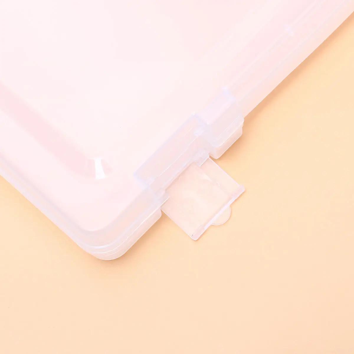투명 플라스틱 문서 보관함, 뚜껑이 있는 쌓을 수 있는 파일 케이스, 사무실에서 중요한 서류, 증명서, 기록 보관용