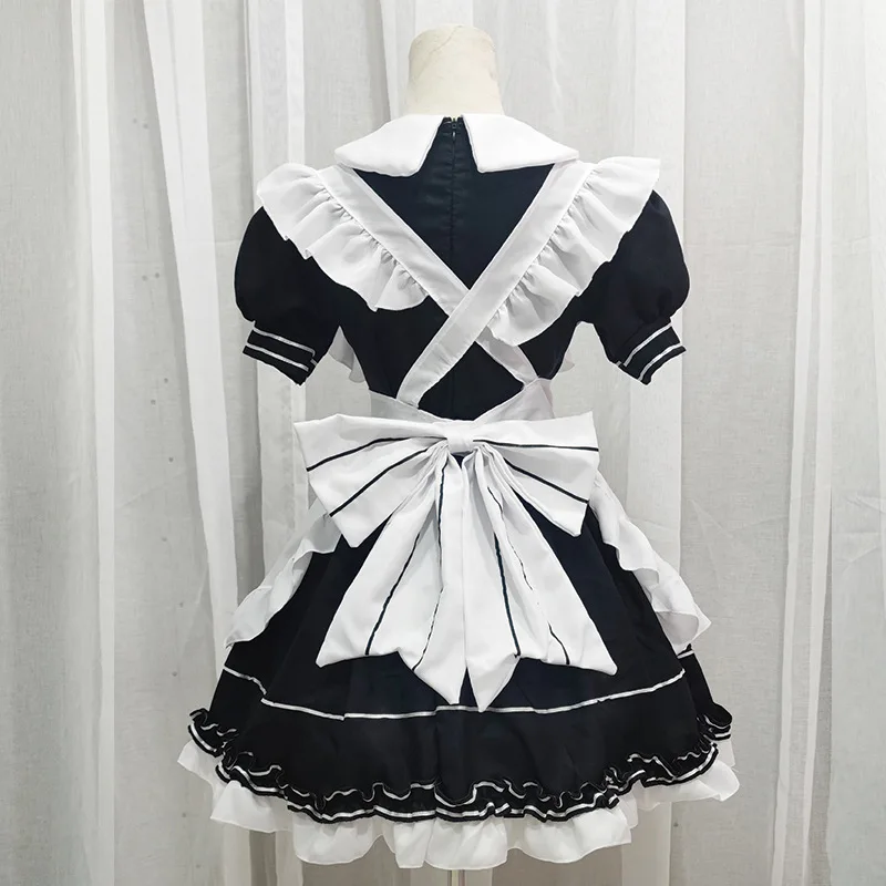 Kawaii Lolita Maid Kostüm Anime Cosplay Halloween Little Devil Outfit Peasant Bluse für Mädchen 5