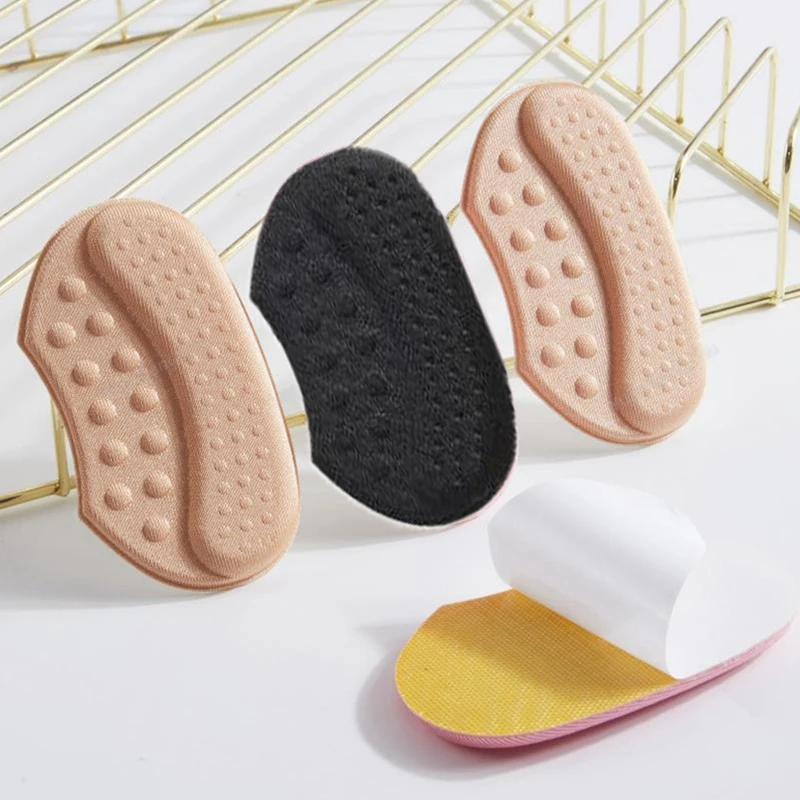 Shoe Insoles 4pcs Shoe Pads for High Heels Pain Relief Anti-wear Cushion Heel Protectors Shoes Sticker Foot Care