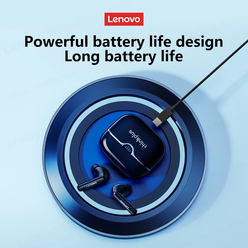 Choice Lenovo Lp15 Wireless Earphones Bluetooth 5 3 Low Latency Gaming Headset Hd Call Pro 6 Led Power Display Headphones 300mah, Alina Gadgets