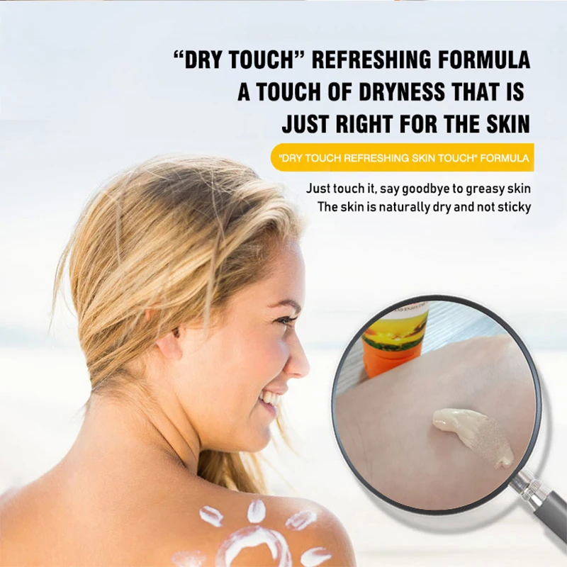 Disaar PA+++ Vitamin E Sunscreen for Face SPF50 Refreshing Whitening Sunscreen Anti-aging Moisturizing Cream Non-allergenic images - 6