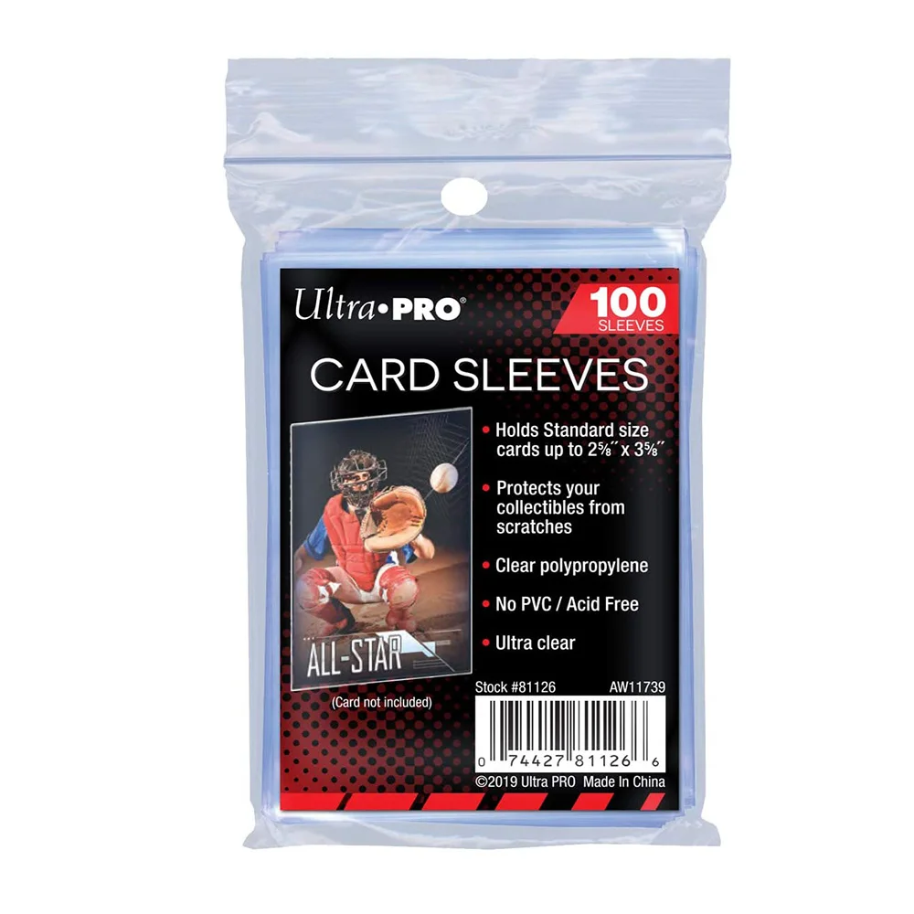 Pro-Safe Resealable Perfect Fit Sleeves Magnetic Card Holder Size (100  Count Pack)