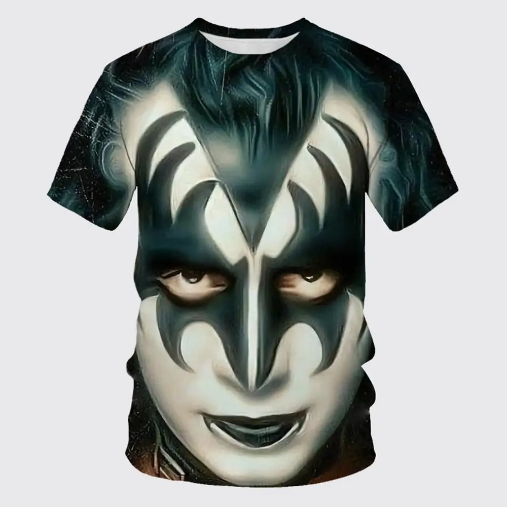Summer Short Sleeve Rock Band T Shirt