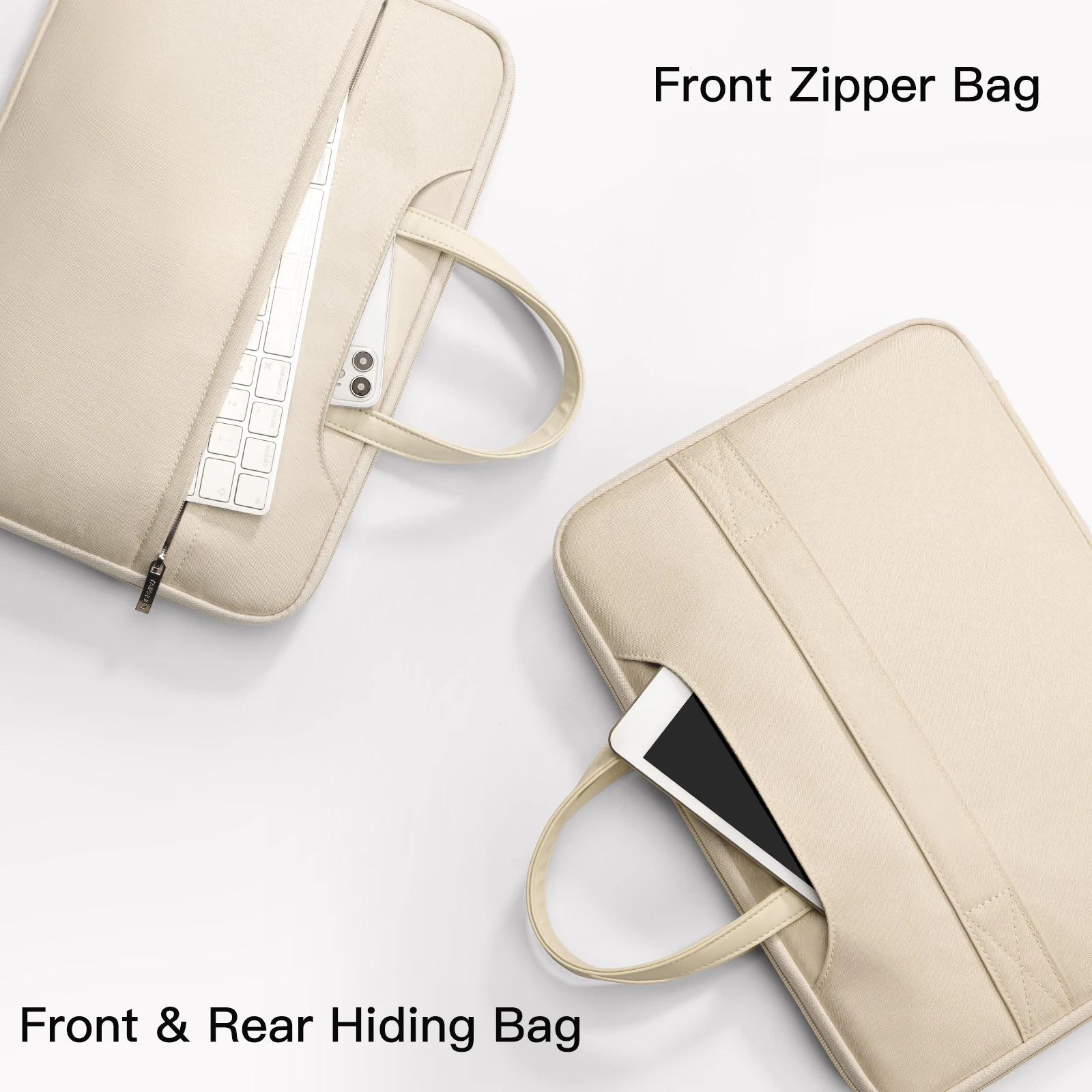 Sleek & Versatile Laptop Bag - Portable Handbag Briefcase for 13 to 15.6 Inch Devices