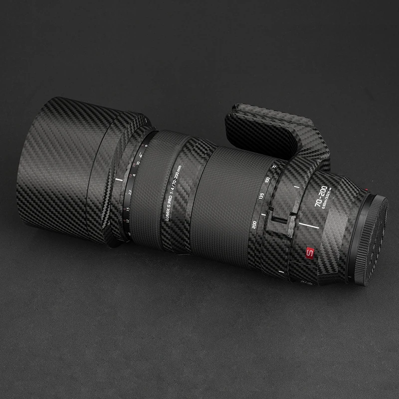 Panasonic Lumix S PRO 70-200mm F4 O.I.S.용 데칼 스킨 비닐 랩 필름 카메라 본체 보호 스티커 코트 70-200 F4 F/4 70200