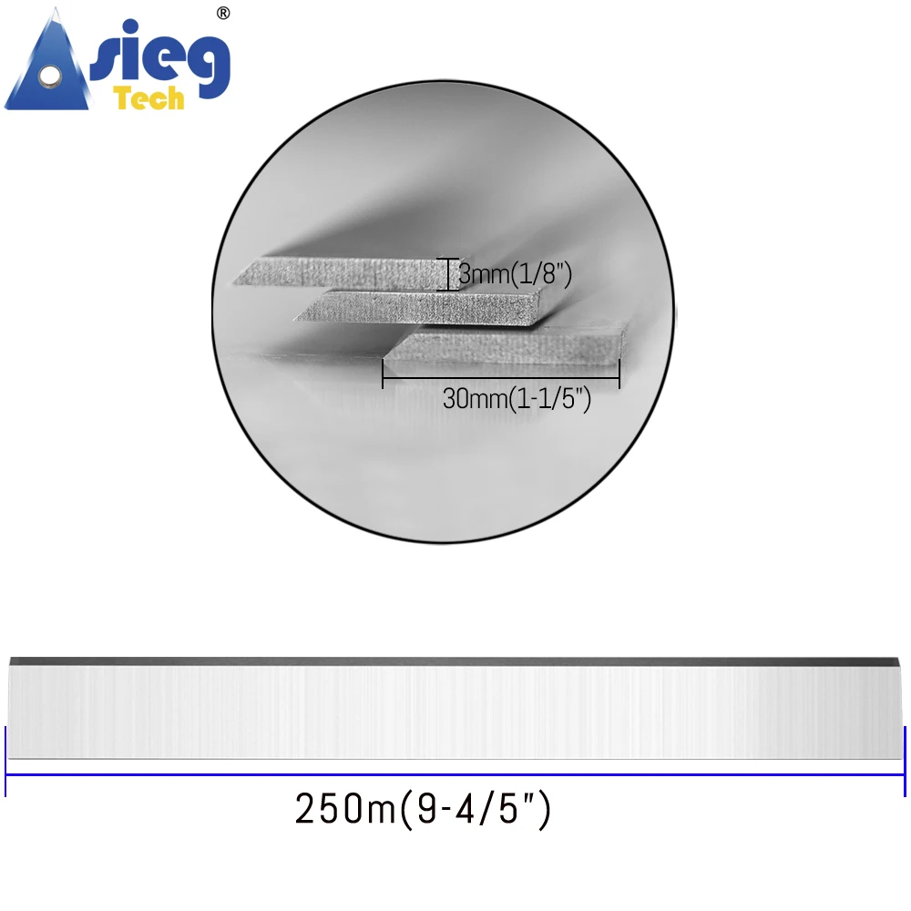 Bamato HM2503 Set Di Lame Per Piallare HSS 3 Pezzi 250x30x3 Mm Per Pialla E Spessimetro Bhm250 Bamato HM2503 Set Di Lame Per Piallare HSS 3 Pezzi 250x30x3 Mm Per Pialla E Spessimetro Bhm250