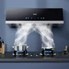 220V Kitchen Hood 710MM Top Suction Small Size Range Extractor Exhaust Cooker Range Hood Hood Range Kitchen 1