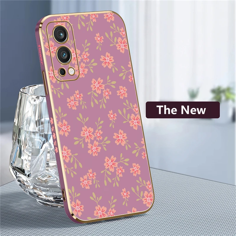 Floral Shockproof Soft Silicone Phone Case