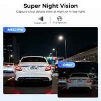 AZDOME M550 Pro 5.8Ghz WiFi 2/3 Channel Dash Cam 4K+2.5K Built-in GPS 3.19" IPS Screen Car DVR IR Night Vision 24H Parking Mode - Image 5