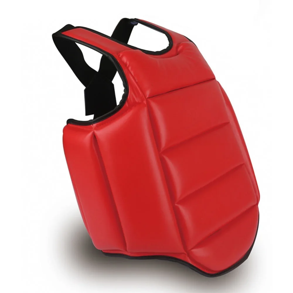 Soft Training Uniform for Taekwondo Target Boxing Equipment Red/Blue/Black/Gray Karate Uniform Chest Guard Belt Vest Unisex Foam