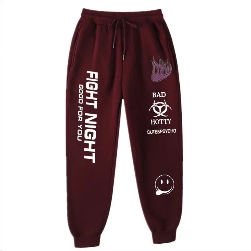 Fashionable and comfortable casual pants, comfortable fleece sweatpants, best-selling spring and autumn versatile trousers S-3XL 5