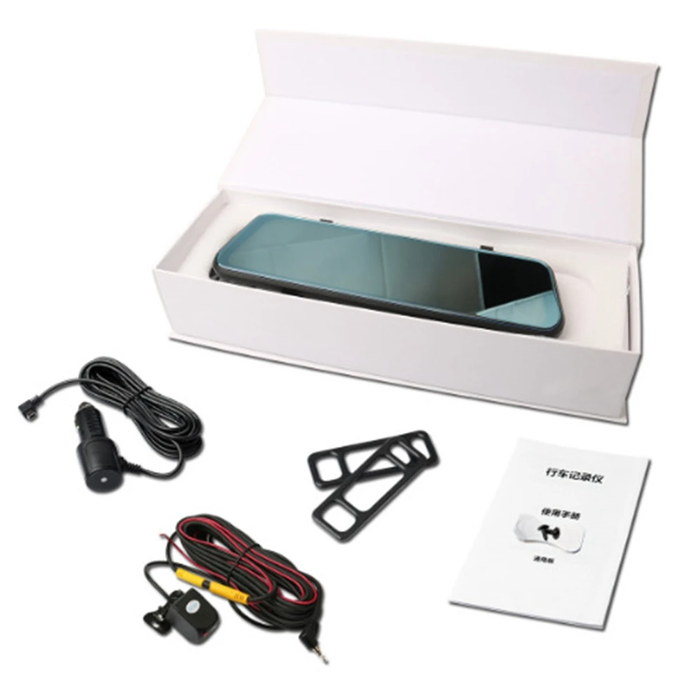 

Зеркало заднего вида, 10 дюймов, циклическая запись, ночное видение, 1080P