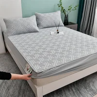 A-Class Antibacterial Quilted Mattress Cover,Mattress Protector,Fitted Sheet- Hypoallergenic, Soft,Cozy 3