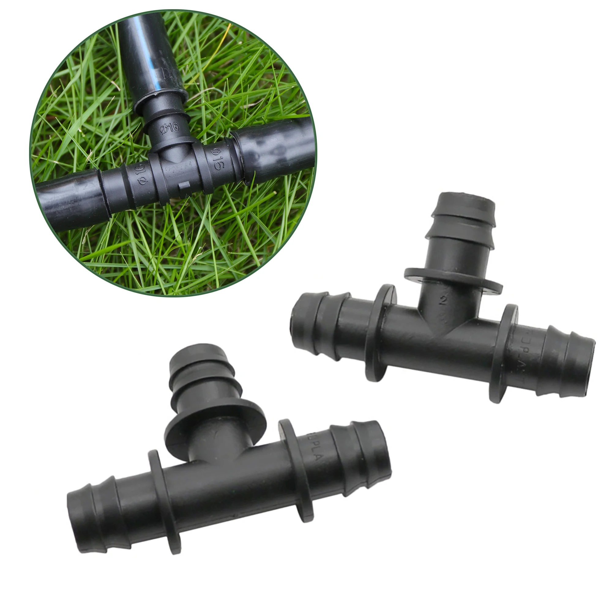 2pz 6mm per Rame Barb Tubo flessibile Raccordo T Y Forma 3 Vie