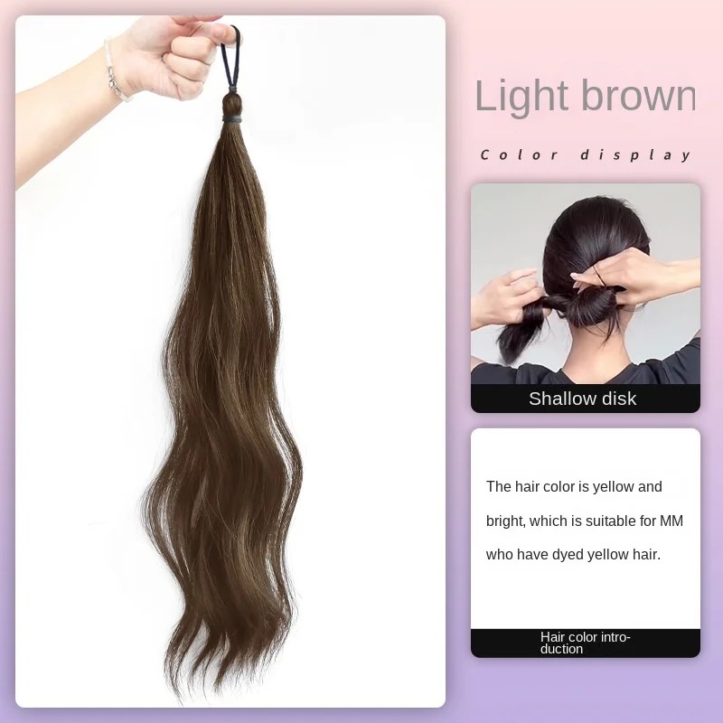 الألياف الاصطناعية لف الكرة الشعر الدائري شعر مستع...