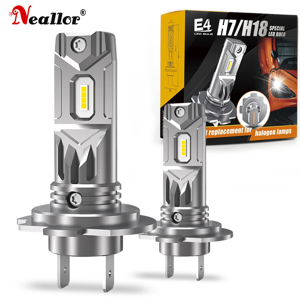 

2x H7 Led Canbus без ошибок фары 360 ° H18 автомобильные лампы 12 В 55 Вт диодные лампы высокой мощности для Peugeot 206 207 301 308 307 3008 4008