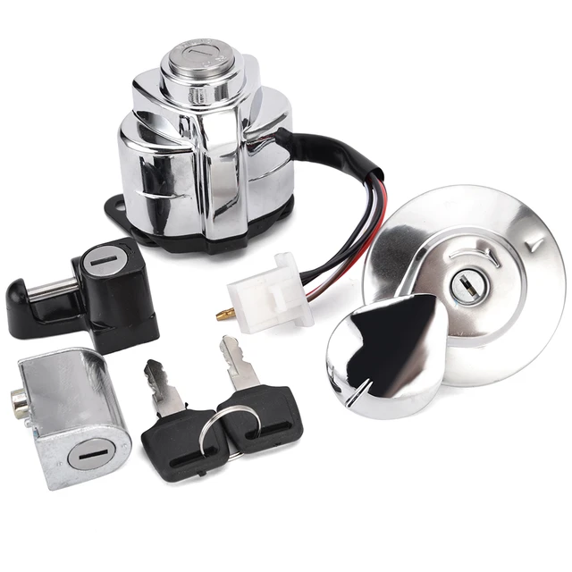 Ignition Switch & Gas Cap Lock Key Set For Honda Shadow 750 VT750 & VLX 600 VT600
