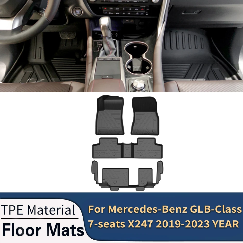 ForMercedesBenzGLBClassX2477seats20192023CarFloorMatsAll