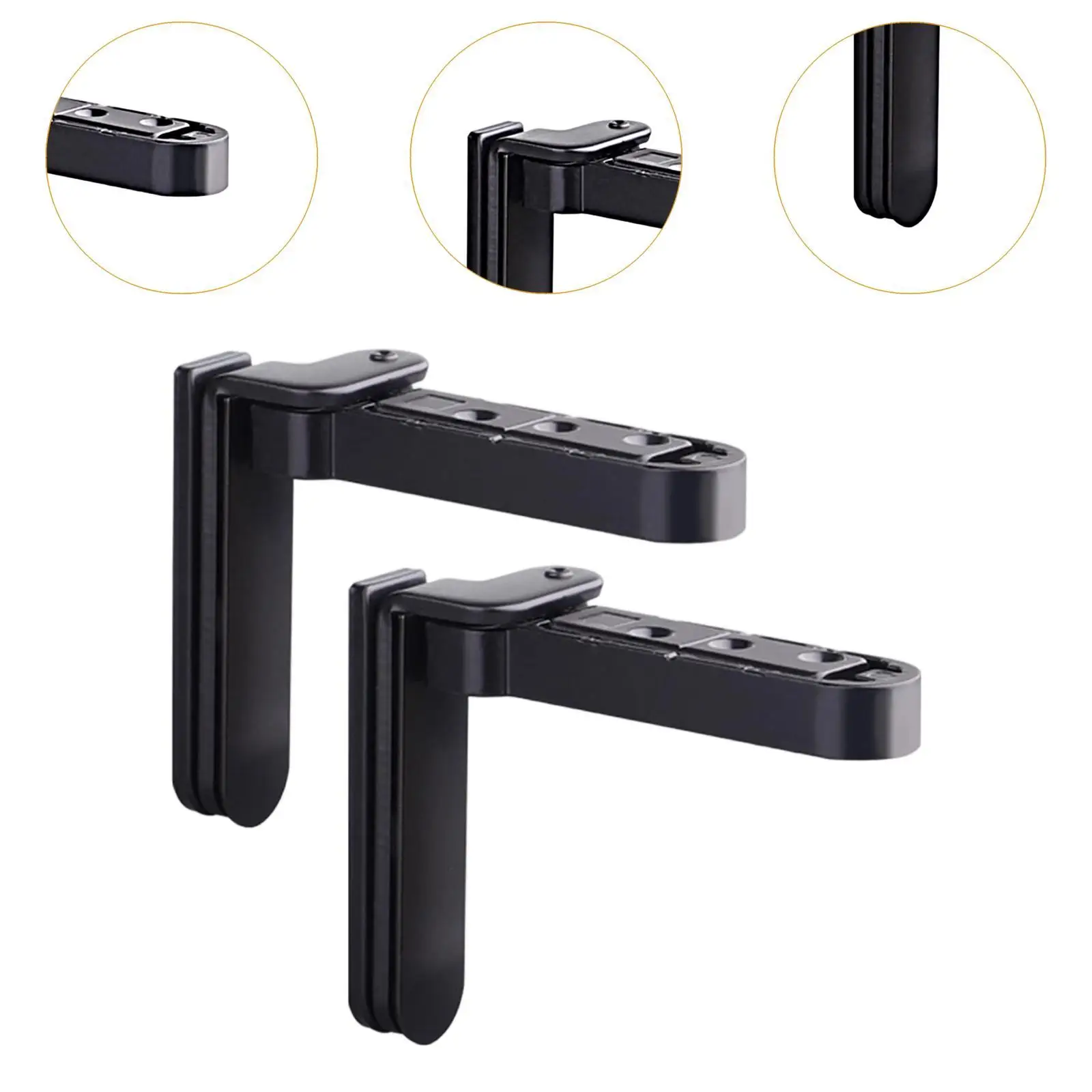 Hidden Door Hinge Pivot Outward Adjustable Swivel Invisible Door Hinges Top and Bottom Mount Heavy Duty for Kitchen Secret Door