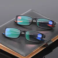 Reading Glasses Men Women Sports Anti-blue Light Reading Eyewear Black Red TR90 Frame Presbyopia Eyeglasses +100 to+400 glasses 3