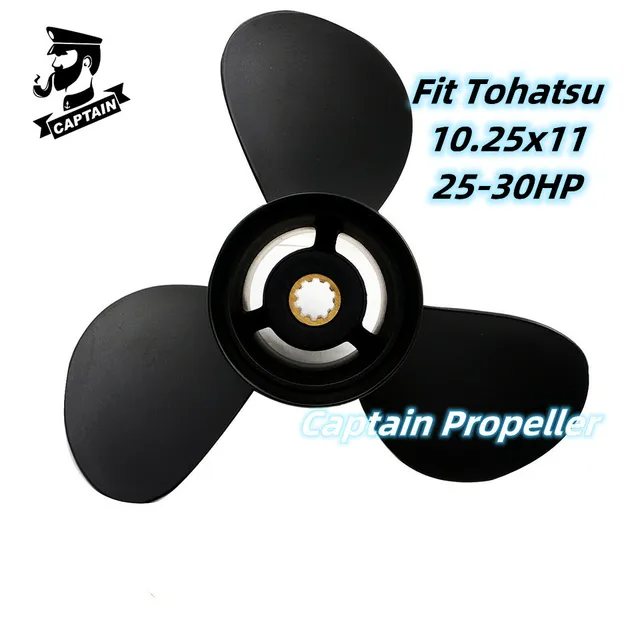 Yamaha Outboard Propeller - 9 7/8 X 11 1/4 Aluminum 3-Blade RH Prop For 20-30hp Engines
