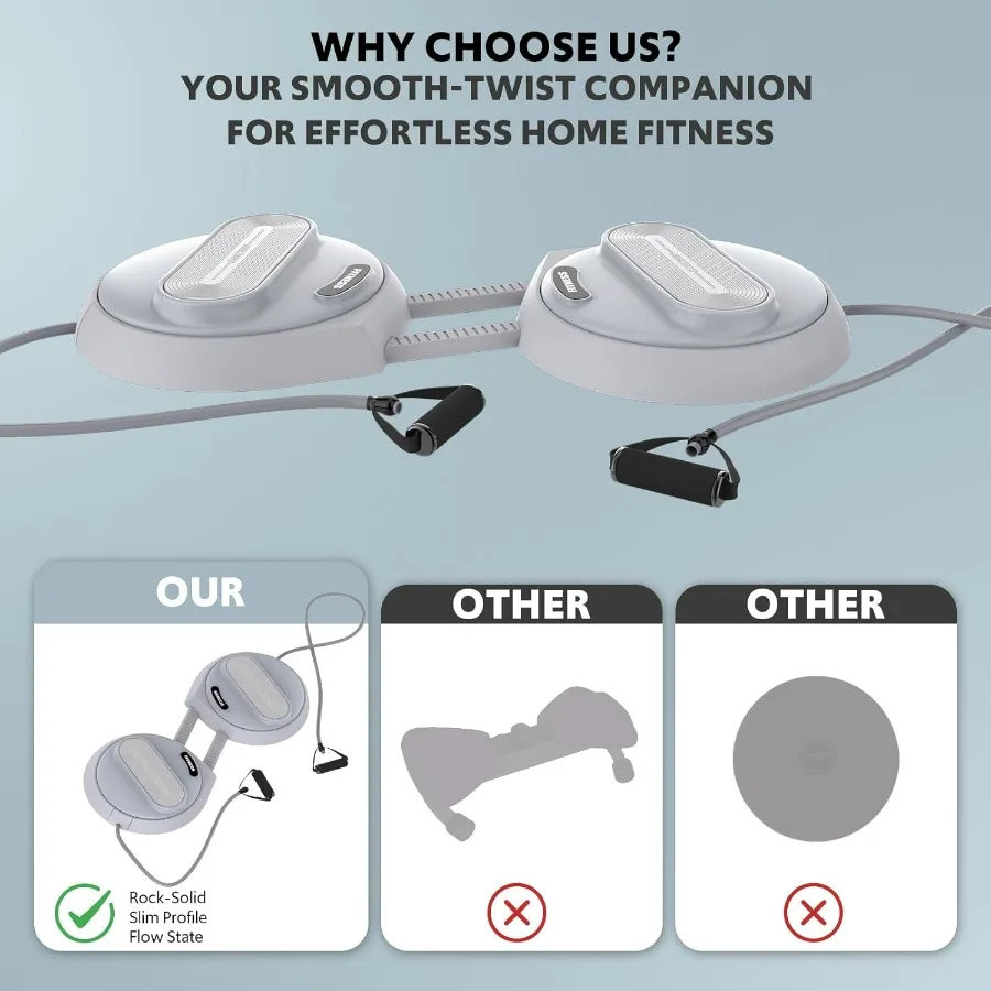 Waist Twisting Machine with Counter, Adjustable Waist Twister Board for Women Belly Fat, Twist Board for Exercise, Ab Twister Bo