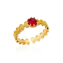  Blue Zircon Crown Rings For Women Stainless Steel Adjustable Crown Ring 2023 Trend Design Female Wedding Jewerly Free Shipping 