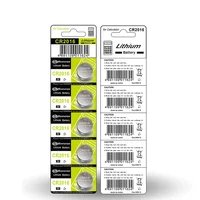 80mAh 3V CR2016 Button Coin Cell DL2016 ECR2016 BR2016 3V Lithium Battery For Watch Car Key Remote Computer Motherboard - Image 3