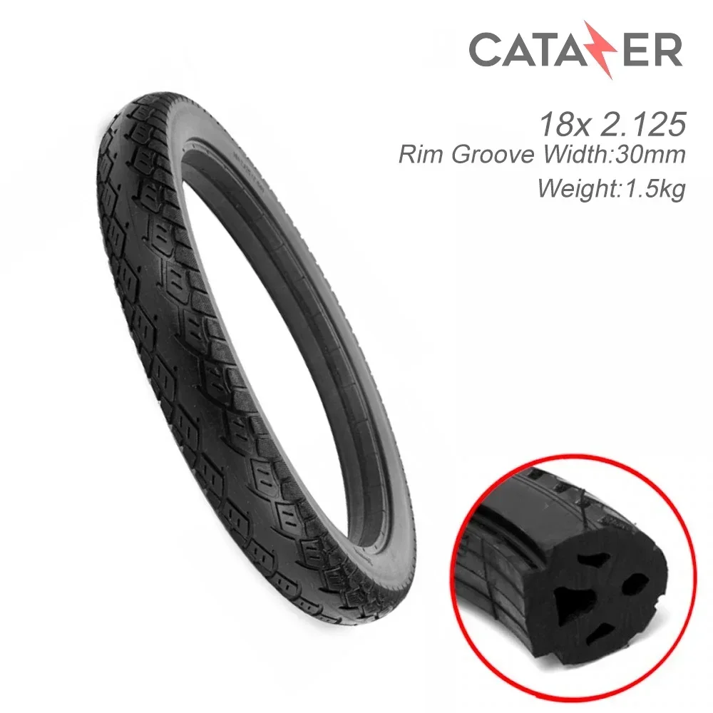 

18 Inch 18×2.125 Electric Car Solid Tire Electric Tire Bike Tyre Tubeless Tyre Anti Stab Motorcycle Battery Car